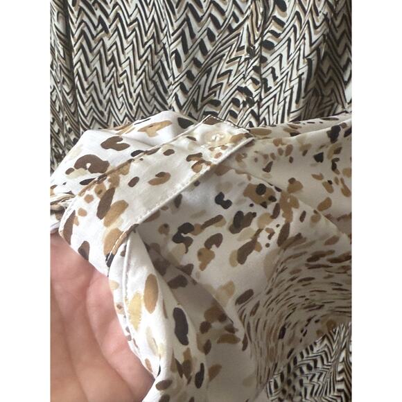 Set of 2 Maggie Barnes Catherines Popover Roll Tab Sleeve Blouse 4X 30W 32W - Picture 8 of 12